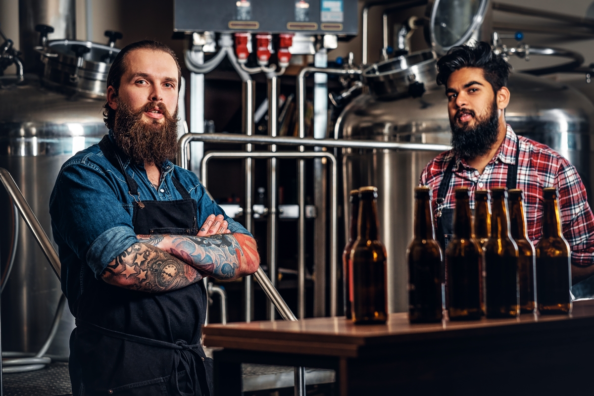 Brewery workers